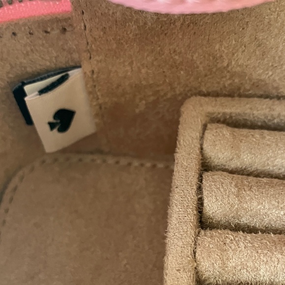 Kate Spade: Pink Bonnet Love Birds Jewelry Case- Travel- Small - Picture 4 of 11